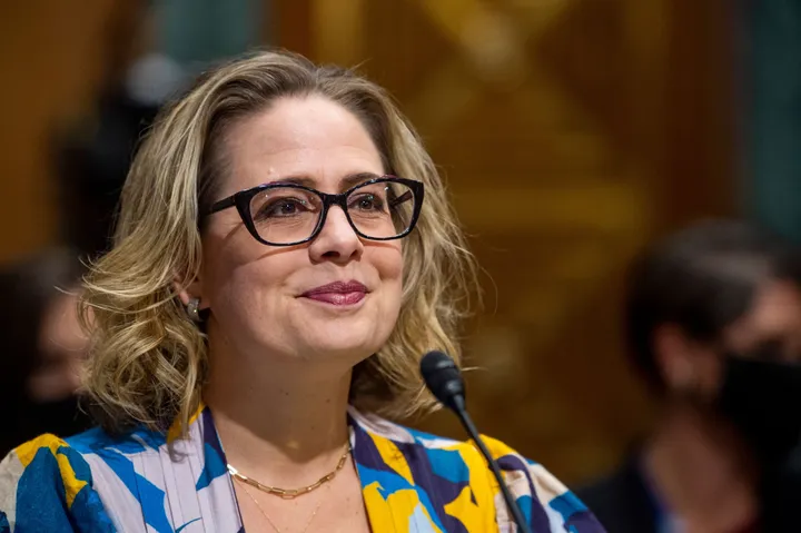 Sen. Kyrsten Sinema signs off on Democrats’ big agenda bill, paving the way for Senate passage