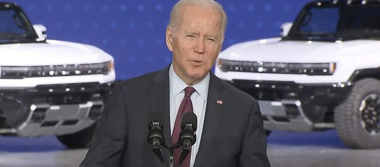 Biden promotes infrastructure law in Detroit, pushes for social safety net bill