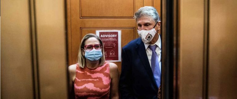 As Manchin pushes for speedy passage of new deal, Sinema stays quiet